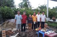 KHỞI CÔNG XÂY DỰNG NHÀ CHO NGƯỜI NGHÈO TẠI XÃ KHÁNH BÌNH ĐÔNG