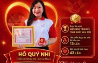 LÃNH ĐẠO HỘI CHỮ THẬP ĐỎ TIÊN PHONG TRONG PHONG TRÀO HIẾN MÁU TÌNH NGUYỆN