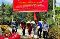 Khởi công xây dựng 3 cây cầu nông thôn xã Hồ Thị Kỷ