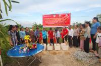 HỘI CHỮ THẬP ĐỎ TỈNH CÀ MAU ĐỒNG LOẠT KHỞI CÔNG CÔNG TRÌNH NHÂN ĐẠO, GÓP PHẦN CHĂM LO ĐỜI SỐNG NHÂN DÂN