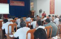 HỘI CHỮ THẬP ĐỎ HUYỆN PHÚ TÂN  TỔ CHỨC LỚP TẬP HUẤN, BỒI DƯỠNG NĂM 2020