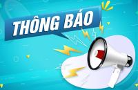 THÔNG BÁO VỀ VIỆC KẾT THÚC NHẬN QUÀ HIẾN MÁU TÌNH NGUYỆN TRONG CHƯƠNG TRÌNH 