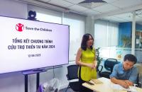 TỔ CHỨC CỨU TRỢ TRẺ EM (SC) TỔ CHỨC HỘI NGHỊ TỔNG KẾT CHƯƠNG TRÌNH CỨU TRỢ THIÊN TAI NĂM 2024