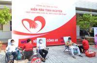 CÔNG AN TỈNH TỔ CHỨC NGÀY HỘI  HIẾN MÁU TÌNH NGUYỆN ĐỢT I, NĂM 2022