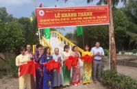 HỘI CHỮ THẬP ĐỎ HUYỆN PHÚ TÂN TỔ CHỨC KHÁNH THÀNH CẦU