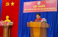 HUYỆN PHÚ TÂN TẬP HUẤN CÔNG TÁC HỘI VÀ PHONG TRÀO CHỮ THẬP ĐỎ NĂM 2024