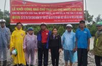 PHÚ TÂN: KHỞI CÔNG XÂY DỰNG NHÀ CHỮ THẬP ĐỎ TẠI XÃ TÂN HẢI VÀ XÃ TÂN HƯNG TÂY