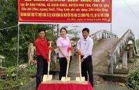 PHÚ TÂN: KHỞI CÔNG XÂY CẦU GIAO THÔNG NÔNG THÔN TẠI XÃ RẠCH CHÈO