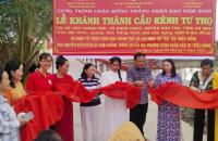PHÚ TÂN: KHÁNH THÀNH CẦU GIAO THÔNG NÔNG THÔN TẠI XÃ RẠCH CHÈO