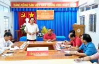 HỢP NHẤT HỘI CHỮ THẬP ĐỎ CÀ MAU - BẠC LIÊU: BƯỚC TIẾN MỚI TRONG HOẠT ĐỘNG NHÂN ĐẠO
